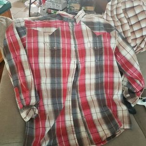 2 4XLT Roper pearl snap shirts